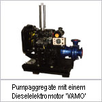 Pumpaggregate mit einem Dieselelektromotor 'VAMO'